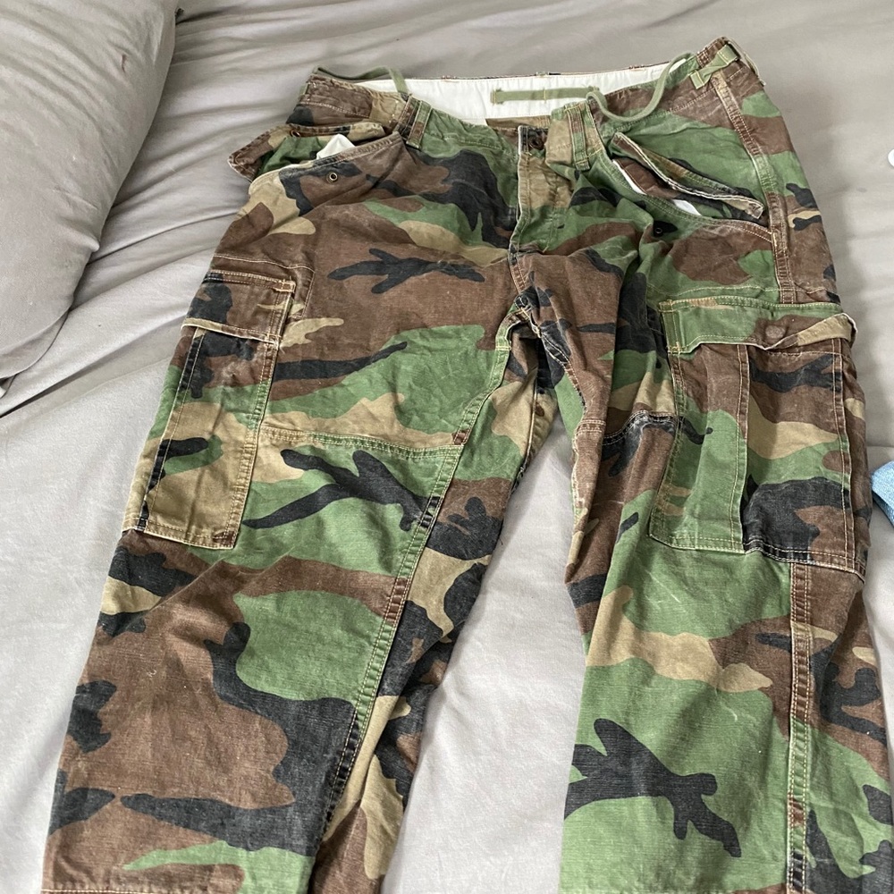 Polo camo cargos